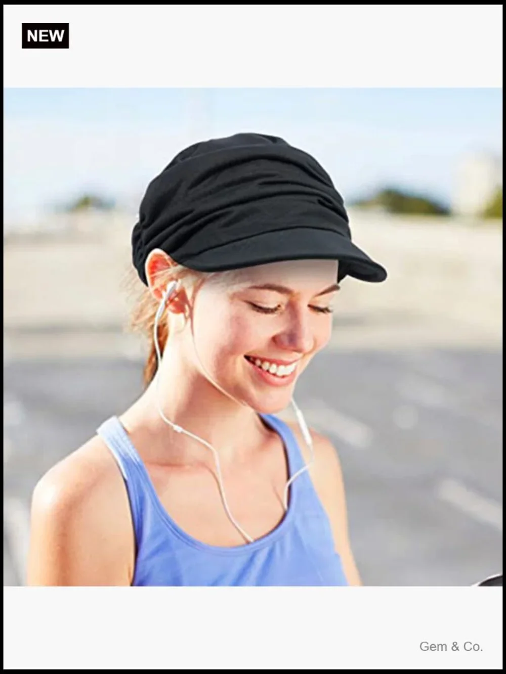 Women Newsboy Soft Cotton Cabbie Cap Hat Painter Visor Beret Stretchy